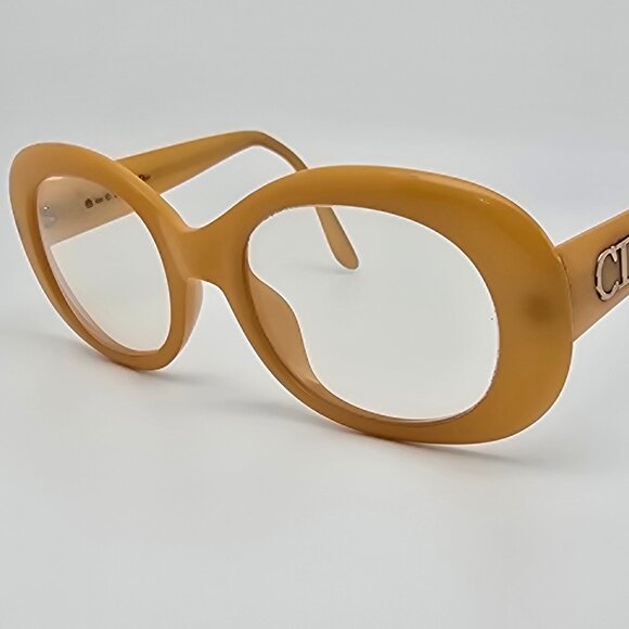 Christian Dior 2957 70 Yellow Eyeglasses Frame w/ Case Austria 51-20-120 - Picture 3 of 16